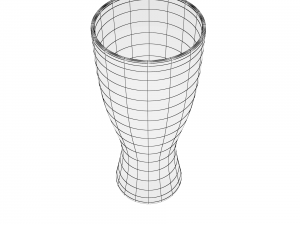 glass series - pilsner glass weizen Modèle 3D