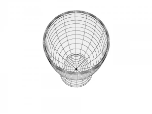 glass series - pilsner glass weizen 3D Model