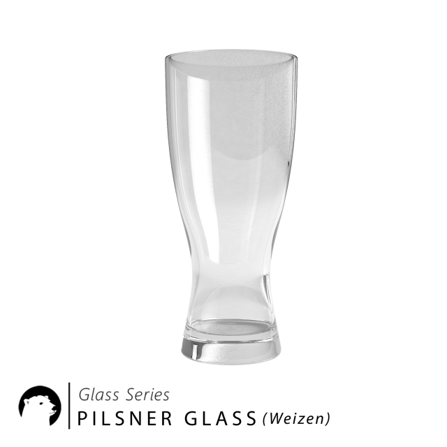 glass series - pilsner glass weizen Modèle 3D .c4d .max .obj .3ds .fbx .stl .blend 