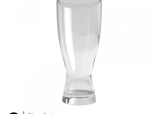 glass series - pilsner glass weizen 3D Model