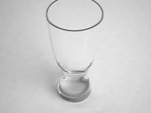glass series - pilsner glass weizen 3D Model