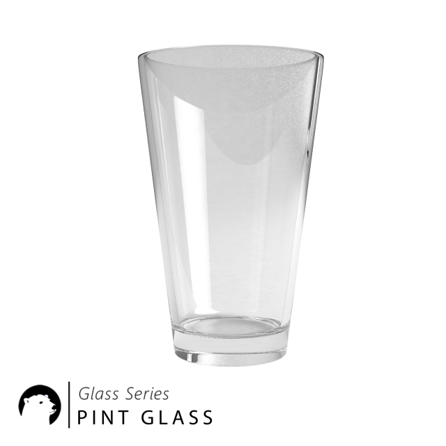 glass series - pint glass Model 3D .c4d .max .obj .3ds .fbx .stl .blend 