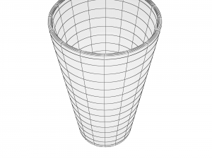 glass series - pint glass Model 3D