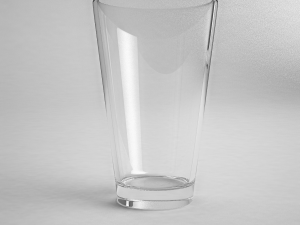 glass series - pint glass Model 3D