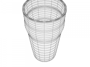 glass series - pint glass pub 3D Model
