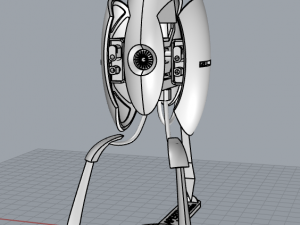 portal sentry turret printable figurine 3Dプリントモデル