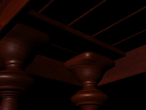 coffee wood table 3D Model