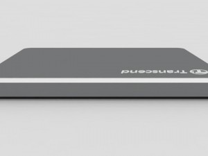 external hard drive transcend storejet 25c3 usb iron gray 3Dモデル