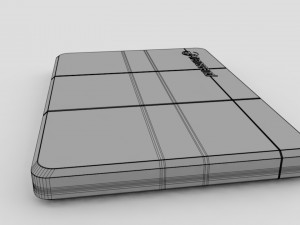 external hard drive transcend storejet 25c3 usb iron gray 3Dモデル