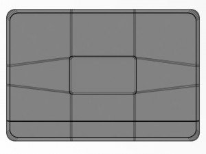 external hard drive transcend storejet 25c3 usb iron gray 3Dモデル