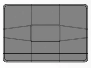external hard drive transcend storejet 25c3 usb iron gray 3D Model