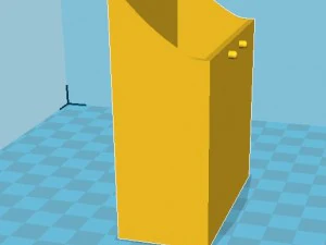 cigarette case with a latch 3D Print Model