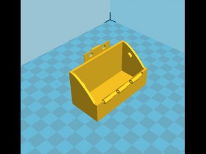 cigarette case with a latch Model Cetak 3D
