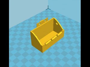 cigarette case with a latch 3D Print Model