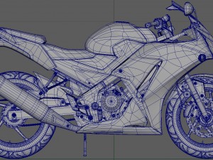 honda cbr 300r Modelo 3D