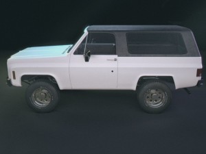 chevrolet blazer 1973 Modelo 3D