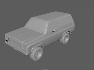 chevrolet blazer 1973 Modelo 3D