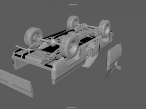 chevrolet blazer 1973 Modelo 3D
