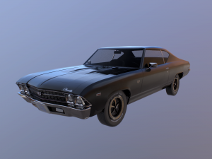 chevrolet chevelle 1969 3D Model
