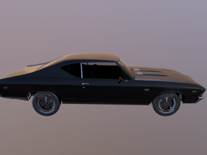 chevrolet chevelle 1969 Modelo 3D