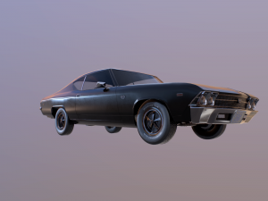 chevrolet chevelle 1969 Modelo 3D