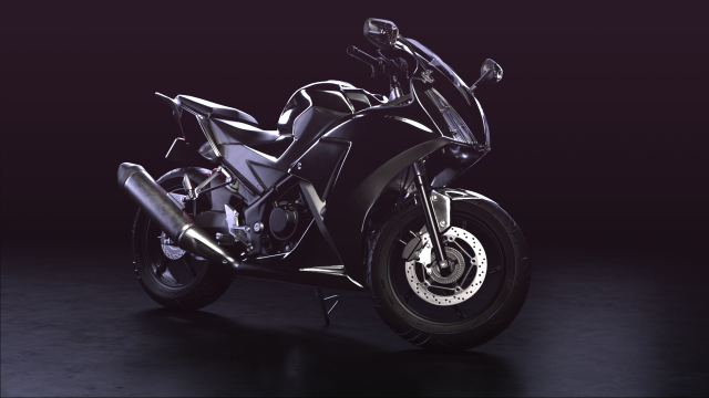 generic sportbike 3D मॉडल .c4d .max .obj .3ds .fbx .stl .blend 