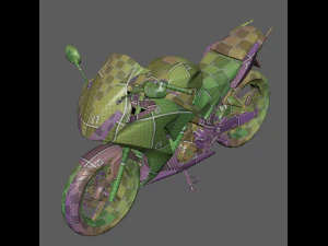 generic sportbike 3D Model