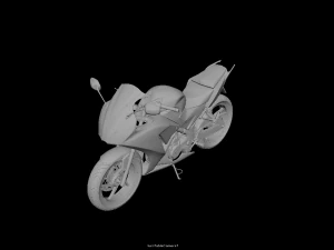 generic sportbike 3D Model