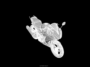 generic sportbike 3D Model