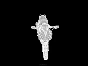 generic sportbike 3D Model