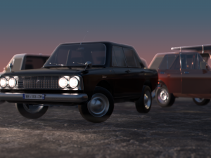 car kit asset for real-time graphics 3D मॉडल