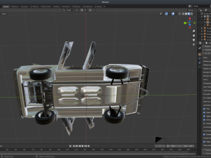 car kit asset for real-time graphics 3D Model