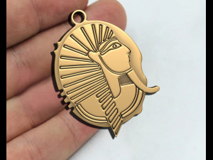EGYPTIAN MOTIFS KING ANCIENT PENDANT 3Dプリントモデル