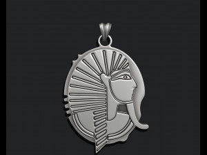 EGYPTIAN MOTIFS KING ANCIENT PENDANT 3Dプリントモデル