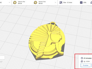 EGYPTIAN MOTIFS KING ANCIENT PENDANT 3Dプリントモデル