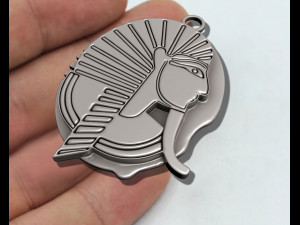 EGYPTIAN MOTIFS KING ANCIENT PENDANT 3Dプリントモデル