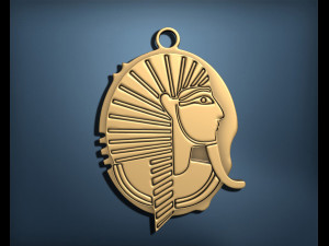 EGYPTIAN MOTIFS KING ANCIENT PENDANT 3Dプリントモデル