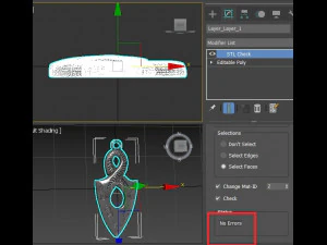 Infinity Pendant Ancient Necklaces Pharaonic Inscriptions 3D Print Model