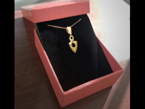 Infinity Pendant Ancient Necklaces Pharaonic Inscriptions 3D Print Model