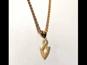 Infinity Pendant Ancient Necklaces Pharaonic Inscriptions Modelo de impresión 3D