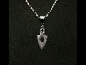 Infinity Pendant Ancient Necklaces Pharaonic Inscriptions Modelo de impresión 3D