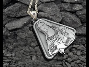 Mona Lisa PENDANT 3D प्रिंट मॉडल
