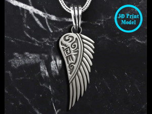 GRIFFIN WING INSCRIPTION 3D 打印模型