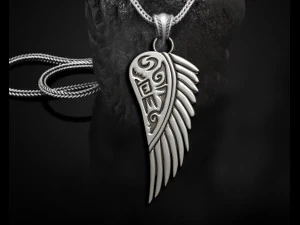 GRIFFIN WING INSCRIPTION 3D Print Model