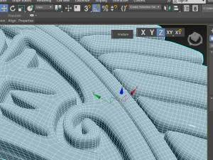 GRIFFIN WING INSCRIPTION 3D Print Model