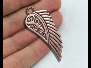 GRIFFIN WING INSCRIPTION 3D Print Model