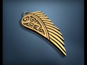 GRIFFIN WING INSCRIPTION 3D 打印模型