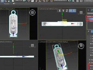 Cartouch Scarab Ankh Pendant Pharaonic Inscriptions 3D Print Model