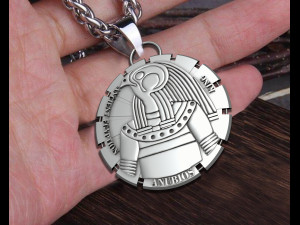ANUBIS KING PENDANT EGYPT PHARAONIC Modello di stampa 3D