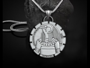 ANUBIS KING PENDANT EGYPT PHARAONIC Modello di stampa 3D